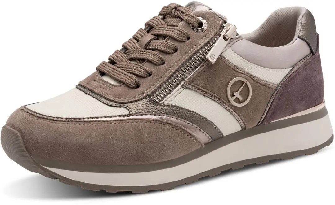 Tamaris Lage Damessneaker 1-23726-43-344 Dames Taupe