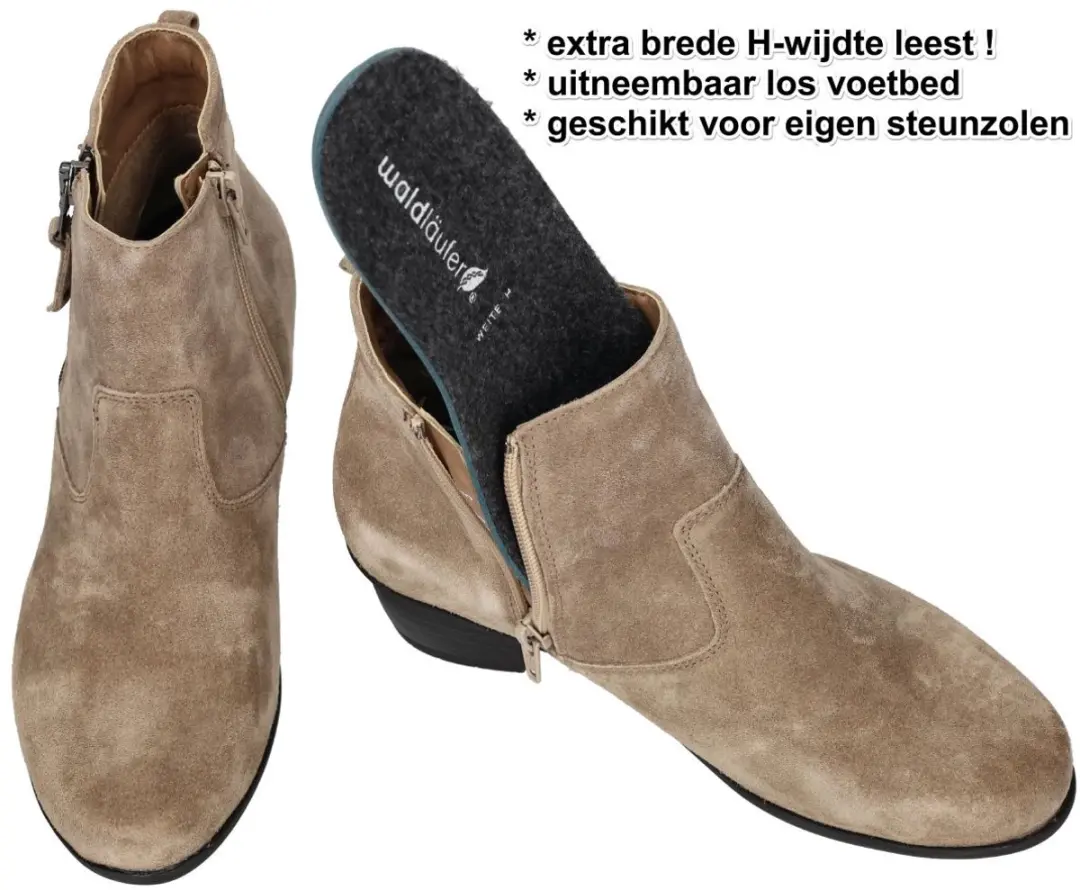 Wäldlaufer Dames Enkellaars 38.5 - Beige