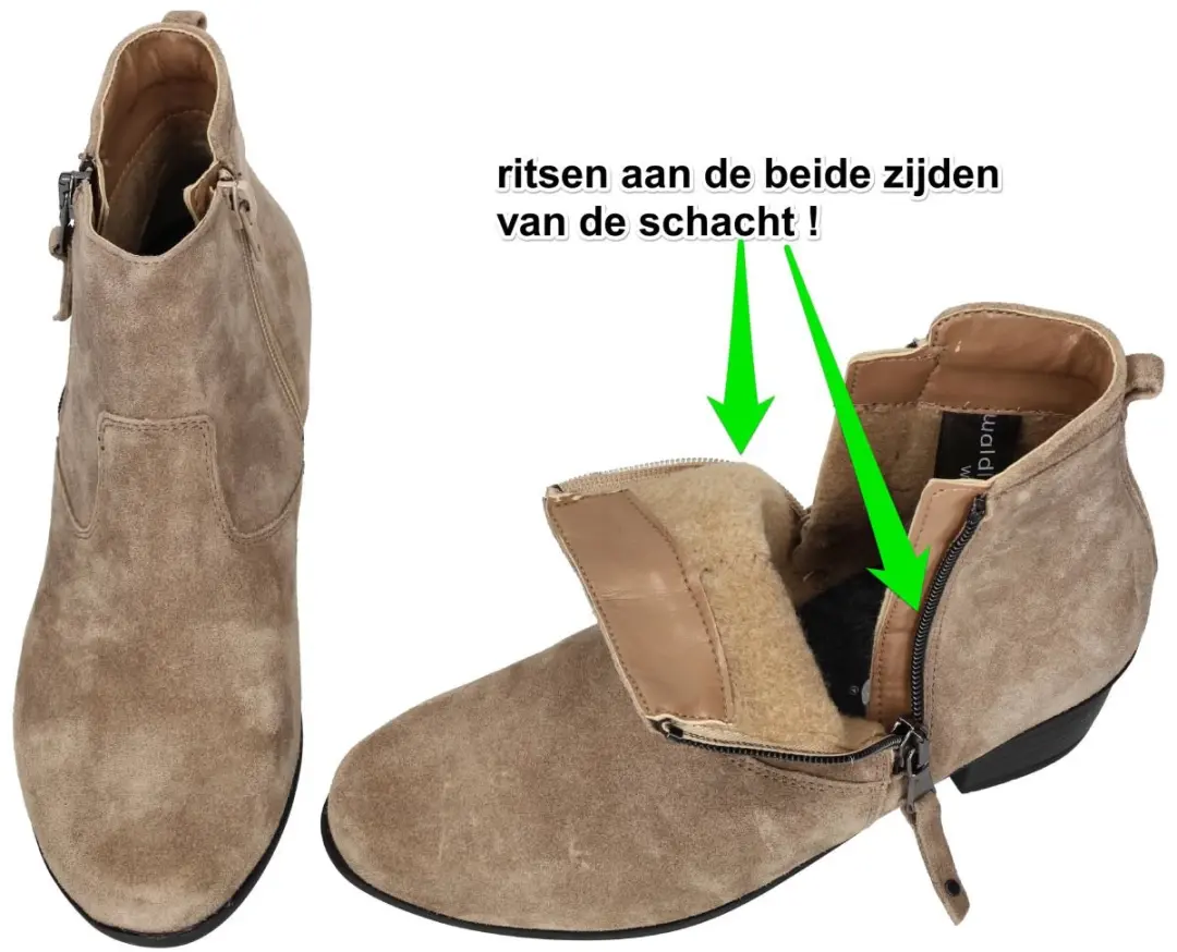 Wäldlaufer Dames Enkellaars 38.5 - Beige