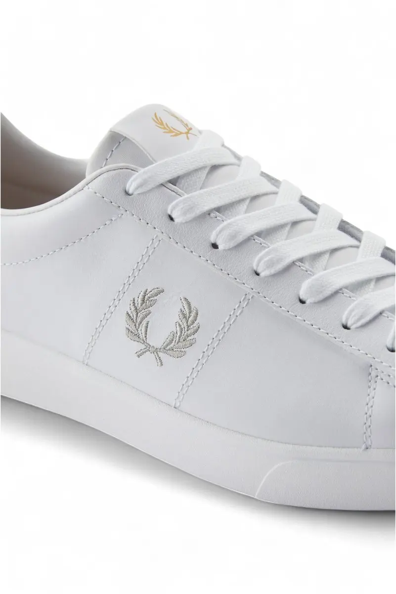 Fred Perry Spencer Leren Sneakers - Wit - afbeelding 2 van 6
