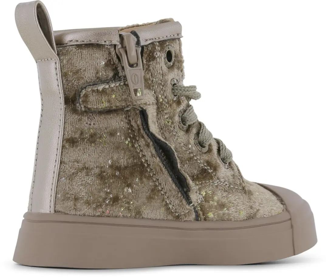 Shoesme Gouden Bikerboot met stipjes - Kinderen Maat 25 - afbeelding 2 van 6