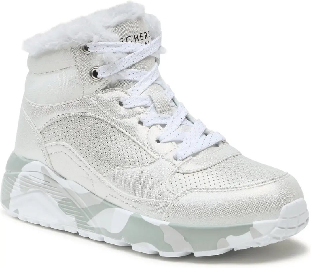 Skechers Kids UNO LITE CAMO DAZZLE Sneakerlaarzen 310485L-SLGY - 34 - afbeelding 2 van 6