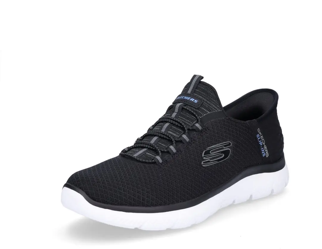 Skechers Sport Heren SUMMITS HIGH RANGE Sneakers Instappers Vegan 232457 zwart