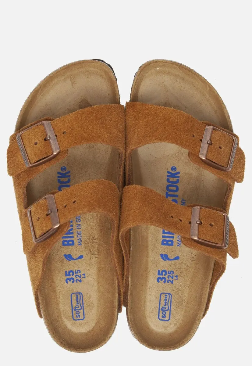 Birkenstock Arizona SFB VL Mink Narrow Slippers