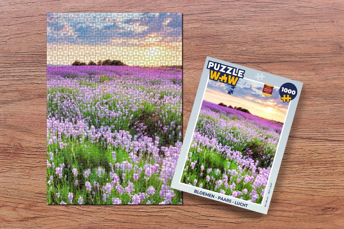 PuzzleWow Bloemen Legpuzzel 1000 Stuks - Multicolor