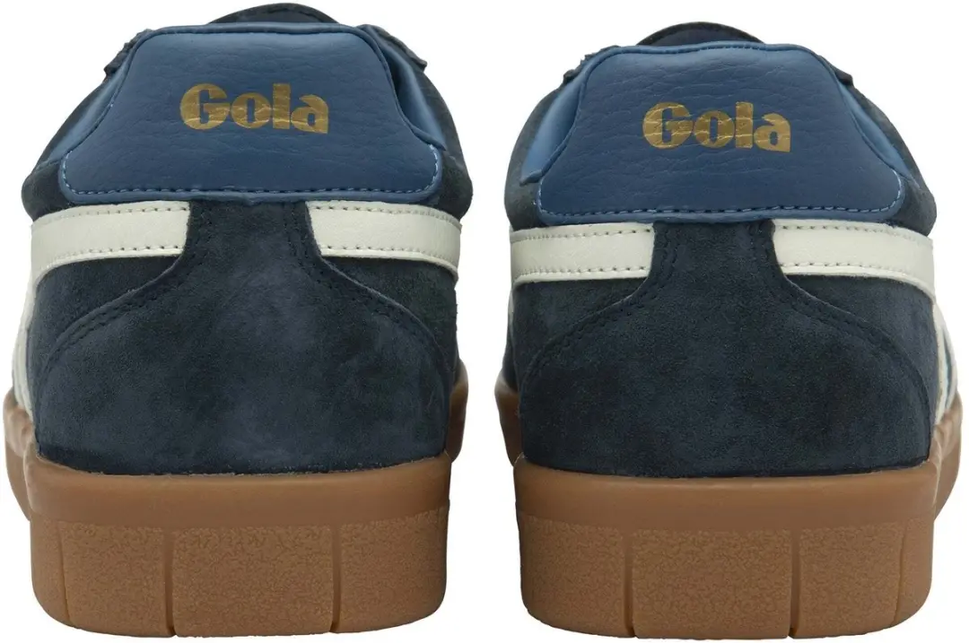 Gola Hurricane Suede Trainers CMB046 - Blauw