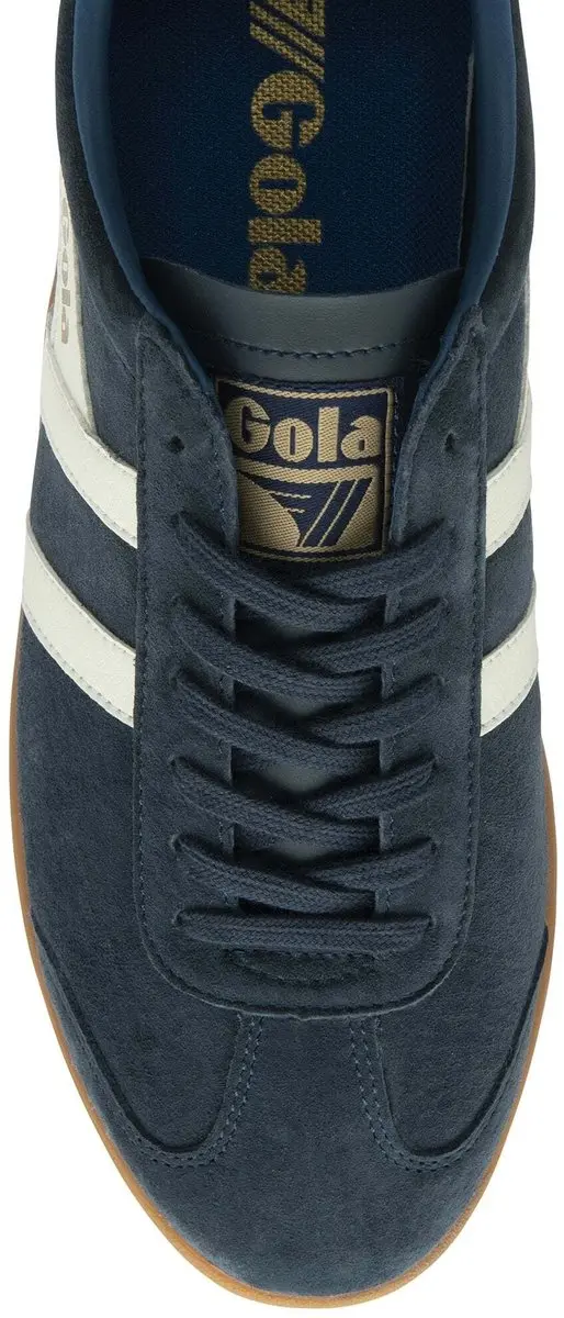 Gola Hurricane Suede Trainers CMB046 - Blauw