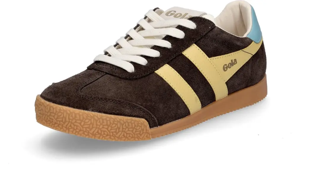 Gola dames sneaker Elan mokka geel