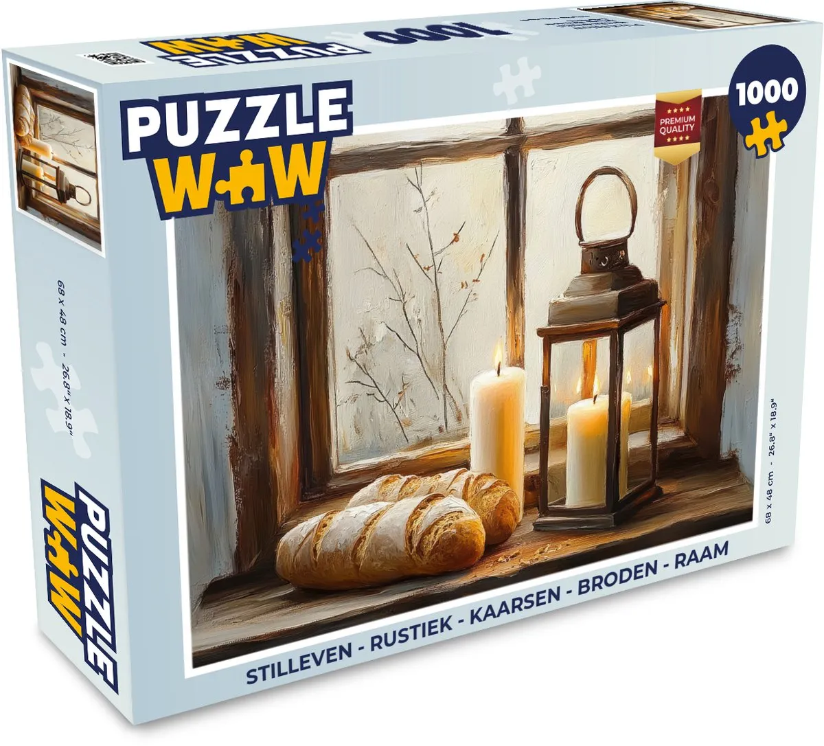 PuzzleWow Stilleven Rustiek Legpuzzel 1000 Stuks - MPN 8721169392066