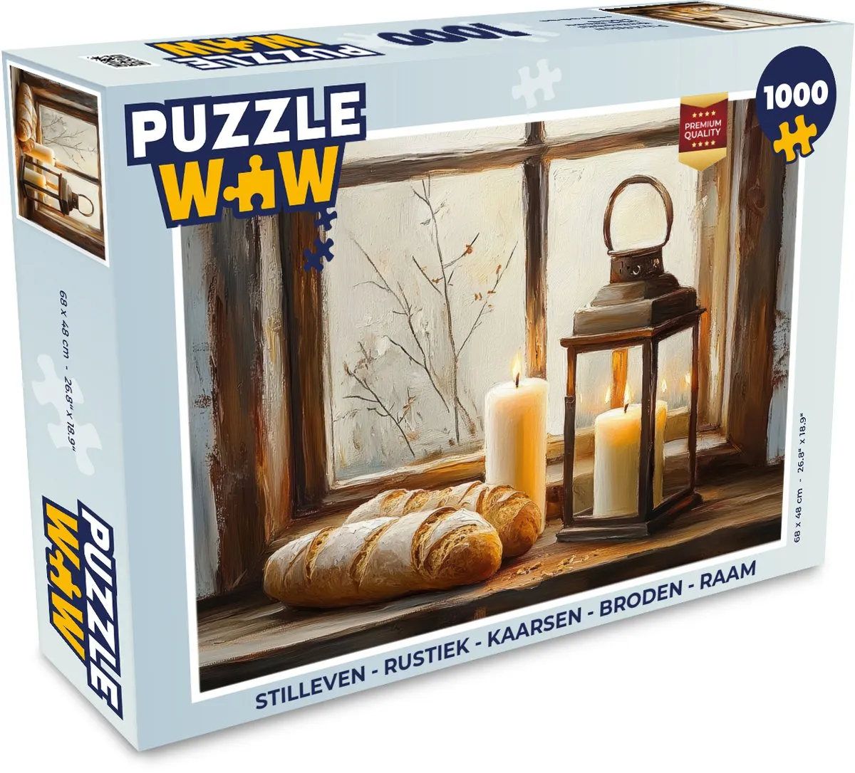 PuzzleWow Stilleven Rustiek Legpuzzel 1000 Stuks - MPN 8721169392066