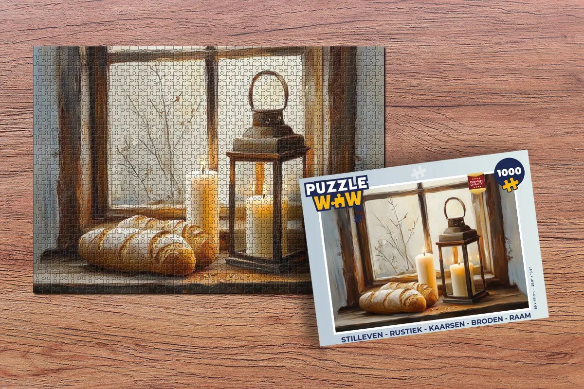 PuzzleWow Stilleven Rustiek Legpuzzel 1000 Stuks - MPN 8721169392066