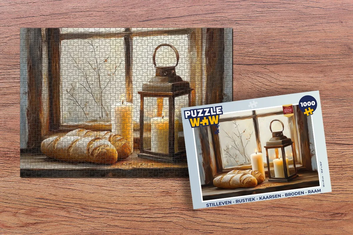 PuzzleWow Stilleven Rustiek Legpuzzel 1000 Stuks - MPN 8721169392066