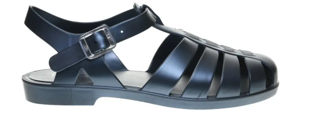 Blauw Metallic Watersandalen Dames maat 36