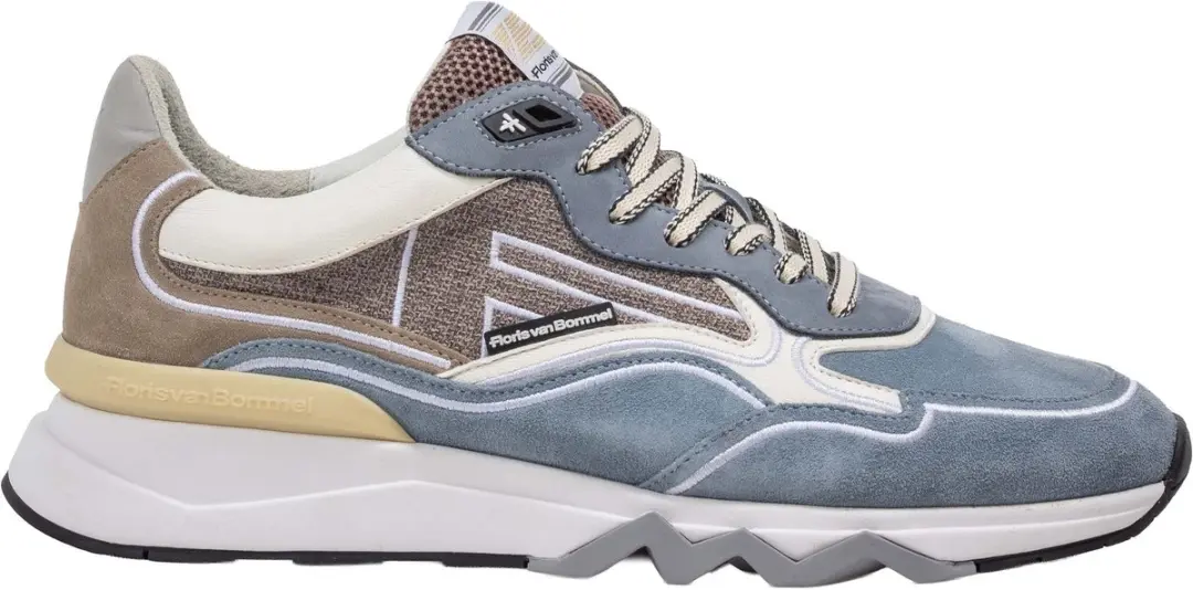 Floris van Bommel DE ZAGER 03.02 Lage Sneakers - Blauw - Maat 43 1/3 - afbeelding 3 van 6