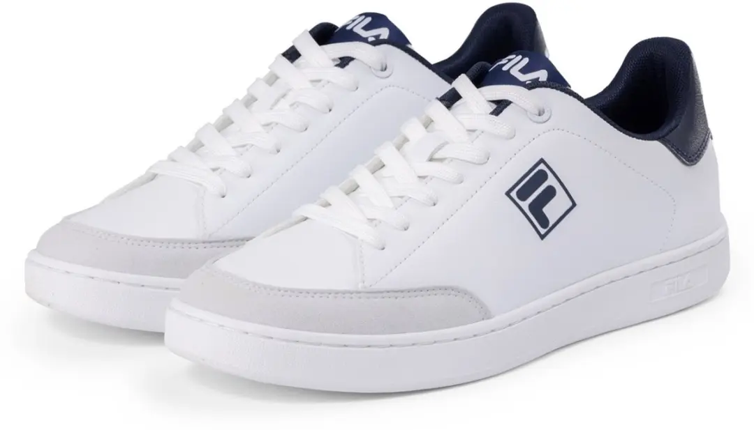 Fila Damen Tennis Low Sneaker Courtbay Woman FFW0477 White-Fila Navy-39