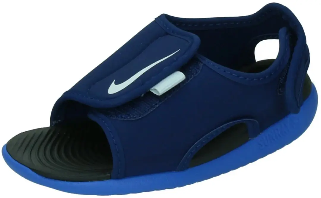 Nike sunray adjust 5 v2 in de kleur blauw.