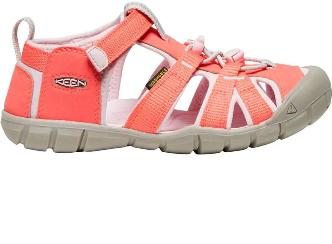 Keen Seacamp II CNX Youth Sandalen - EU 34 - Oranje/Rozeroze
