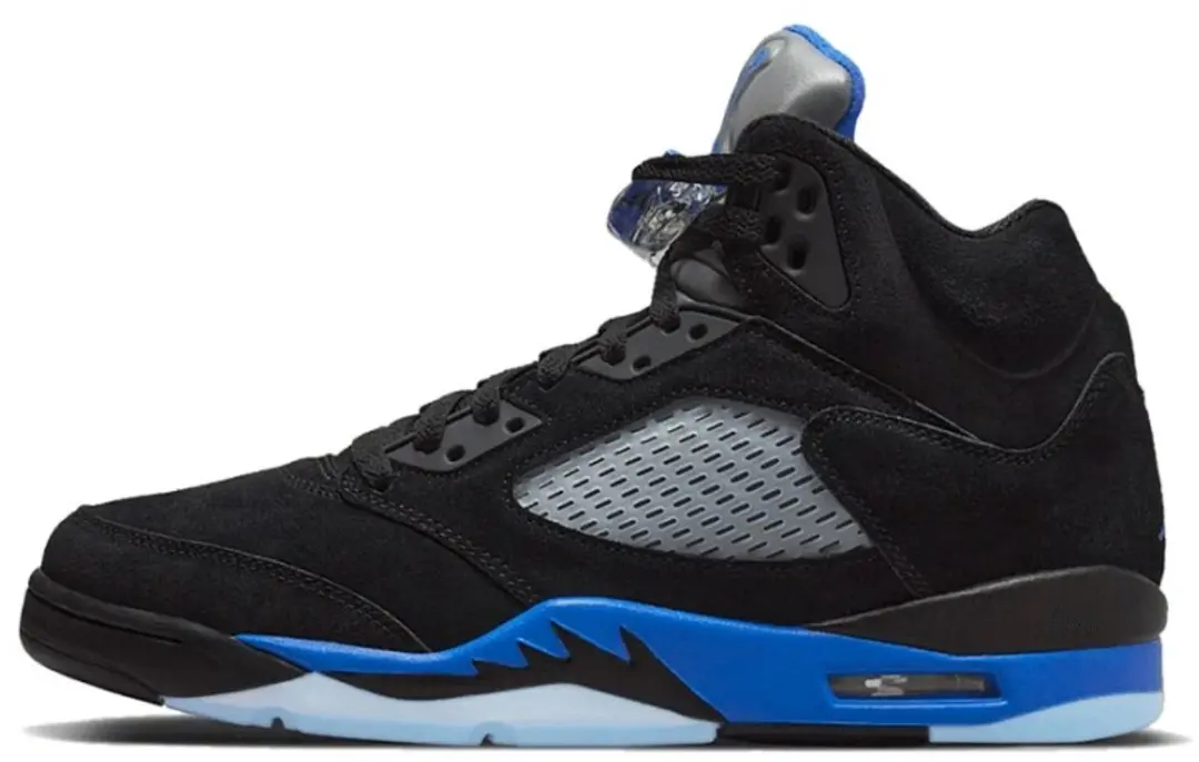 Nike Air Jordan 5 Retro Black/Racer-Blue 44