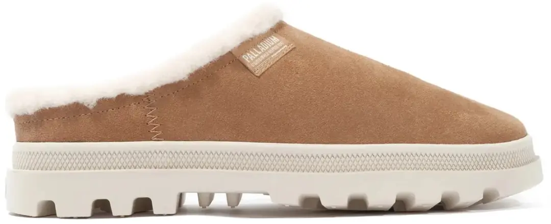 Palladium Palladune Mule Warm Pantoffels - Bruin - Maat 37