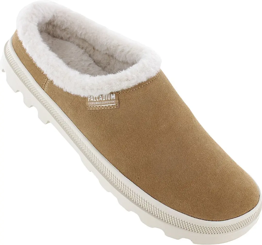 Palladium Palladune Mule Warm Pantoffels - Bruin - Maat 37