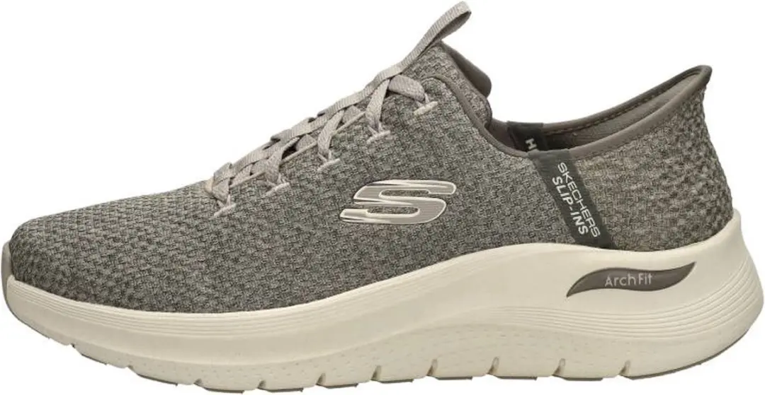 Skechers Hands Free Summit Heren Sneakers - Taupe - Maat 42
