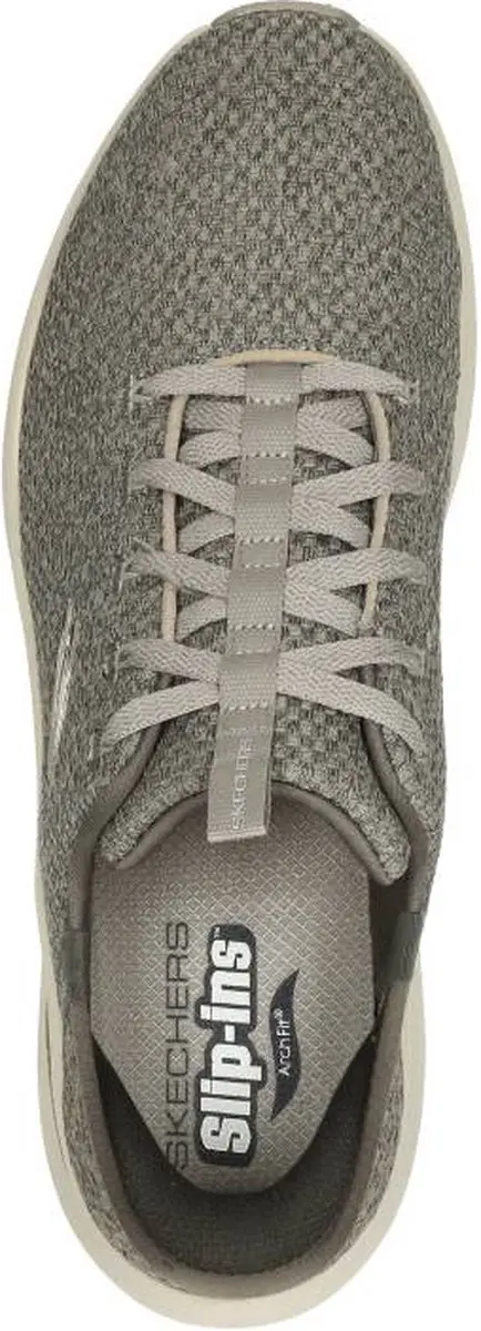 Skechers Hands Free Summit Heren Sneakers - Taupe - Maat 42