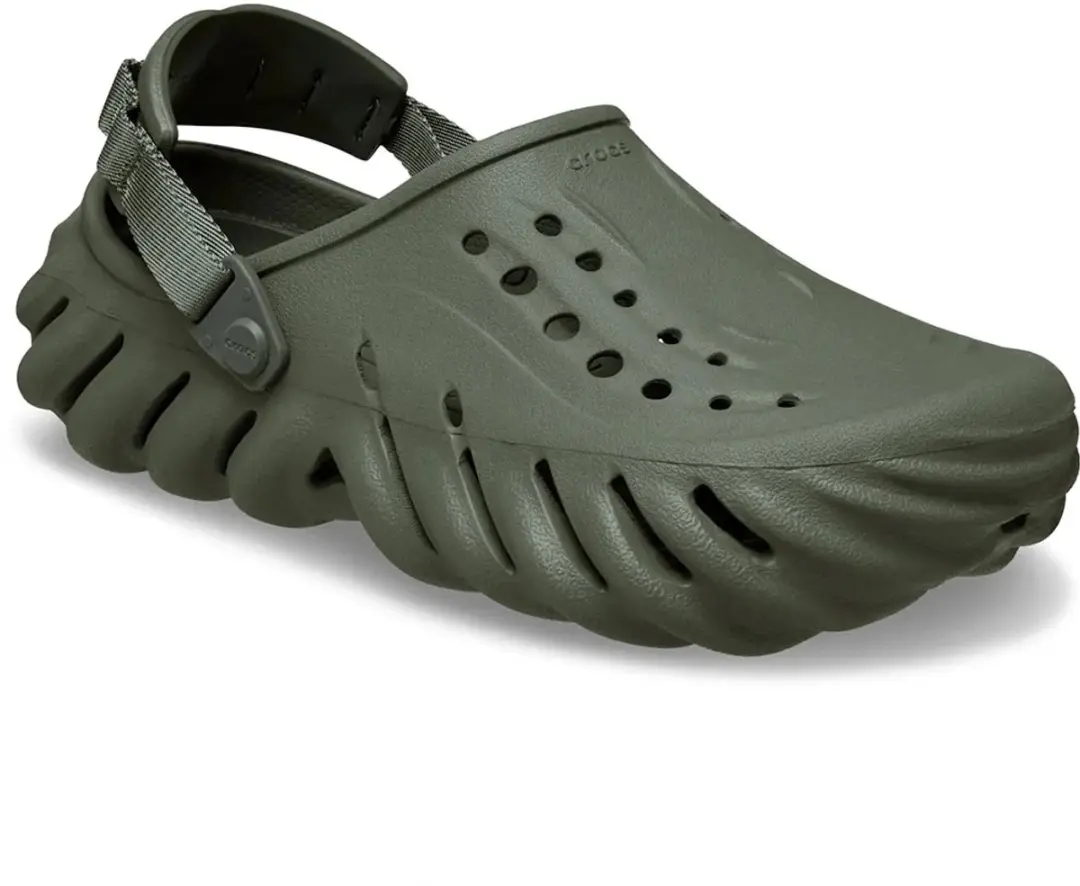Crocs Echo Klompen Dusty Olive - Maat 43/44