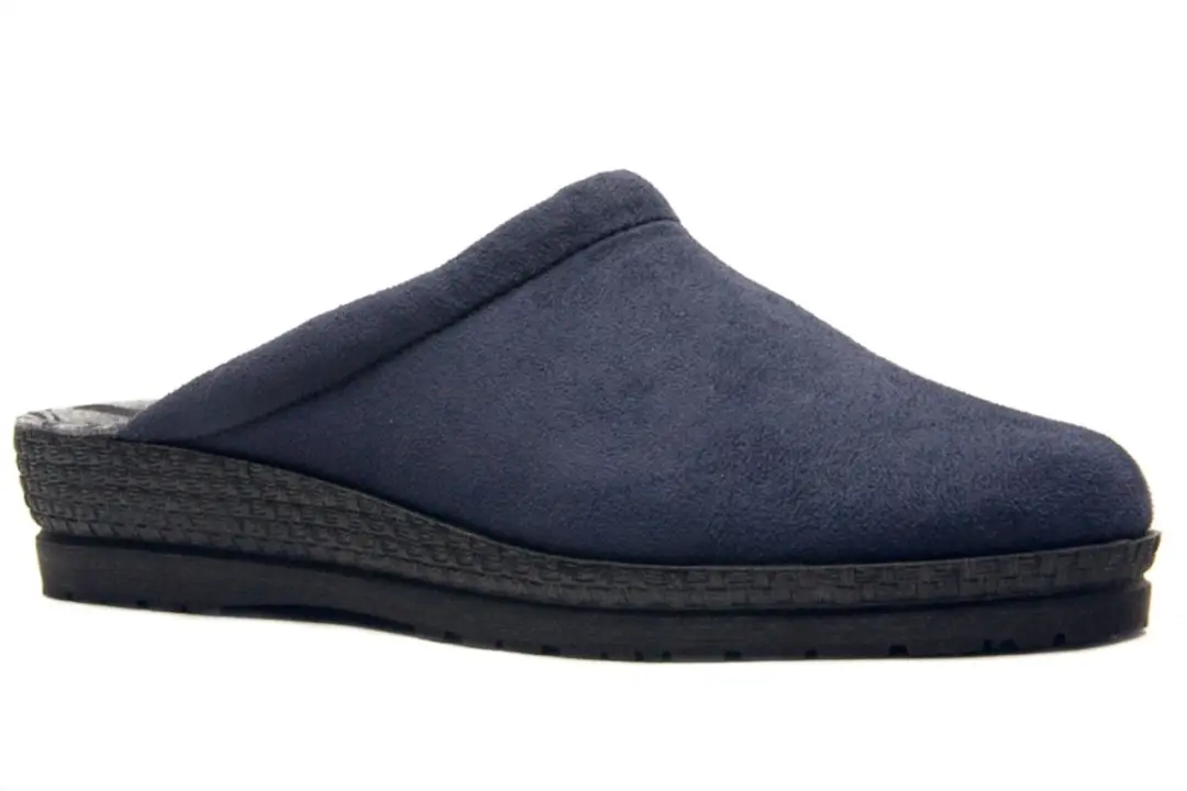 Rohde Pantoffels blauw Suede