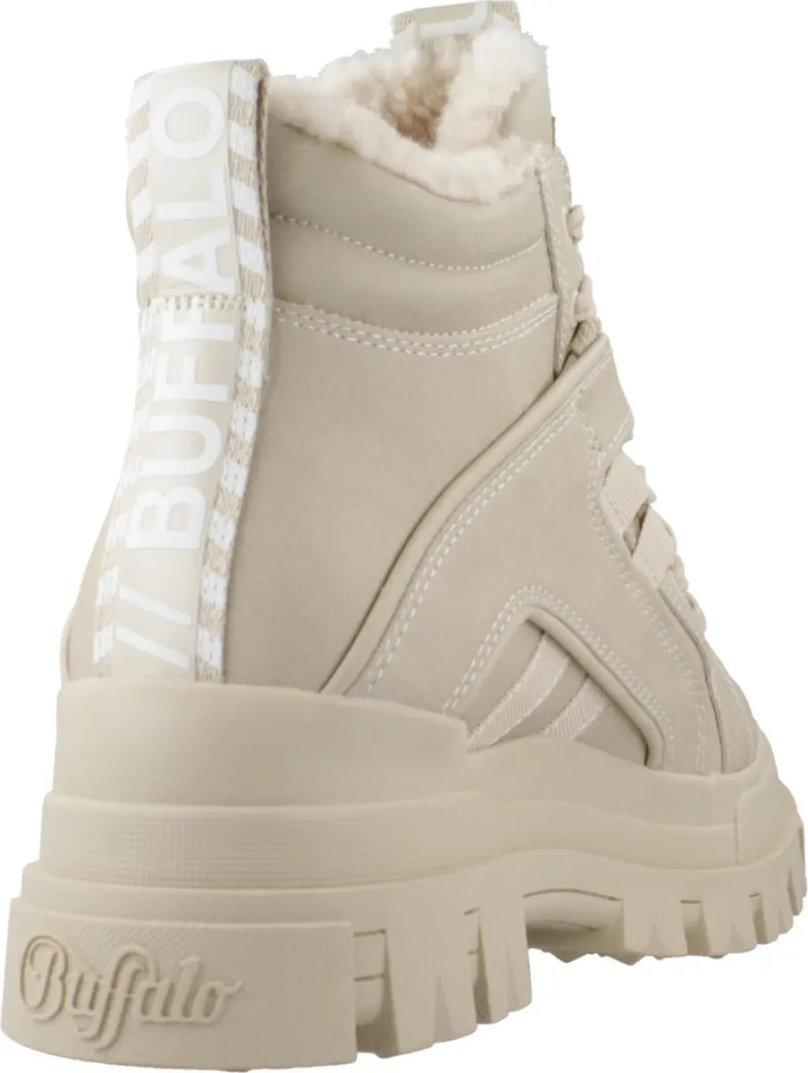 Buffalo Aspha NC Mid Dames Laars - Beige - EU40