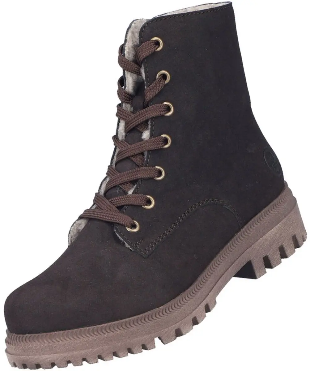 Rieker dameslaarzen, gevoerd, bruin Y7622-25