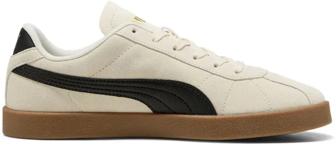 PUMA Puma Club II Unisex Sneakers - Alpine Snow/Black/Gold - afbeelding 4 van 6
