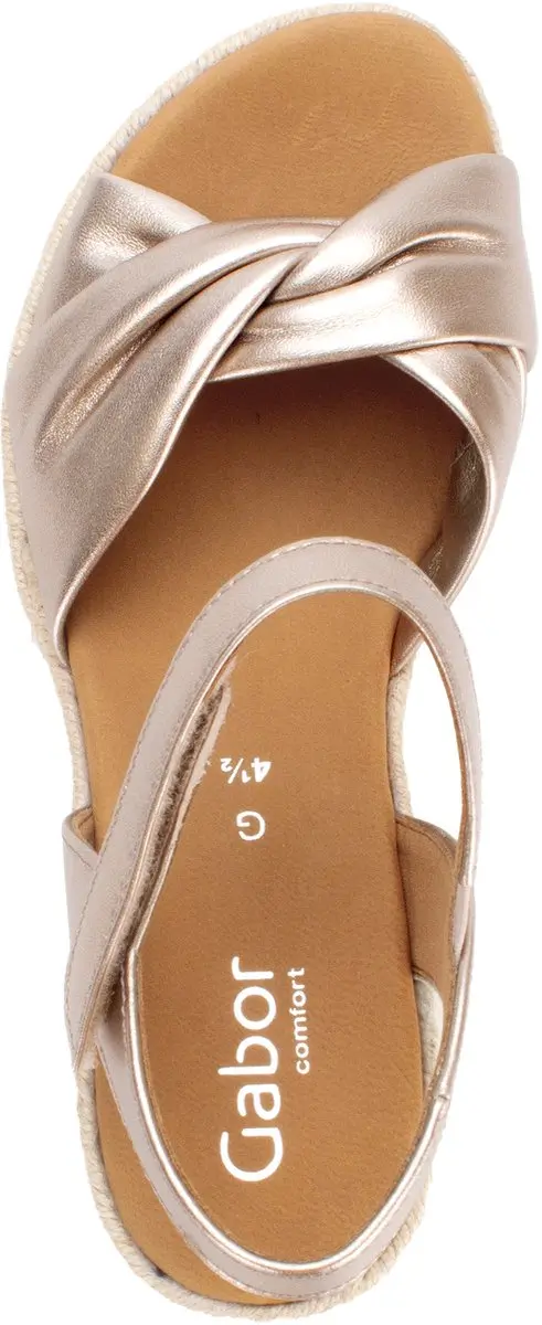 Gabor 82.712.82 Dames Sandalen - Platina - Maat 38 - afbeelding 3 van 6