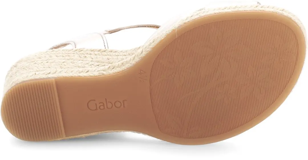 Gabor 82.712.82 Dames Sandalen - Platina - Maat 38 - afbeelding 4 van 6