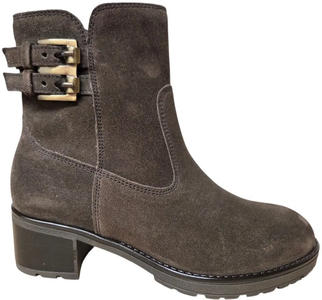Gabor 8011.02.006 Enkellaarzen Bruin Suede Dames