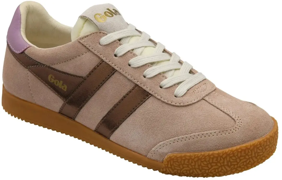 Gola Elan Glitz Suède Damesschoenen CLB790 - 36 - Cameo/Bronze/Snoep