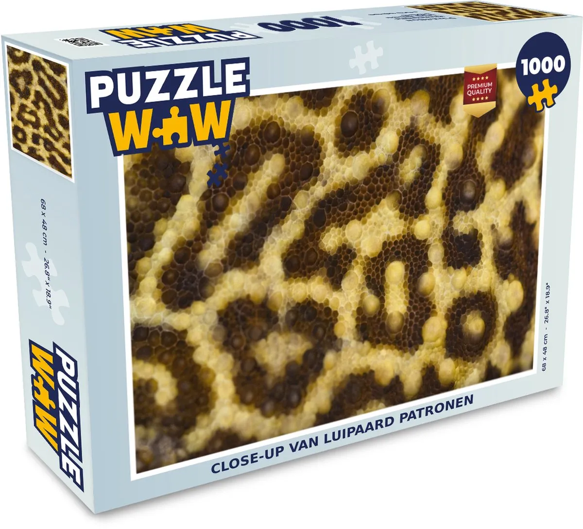 PuzzleWow Legpuzzel Luipaard 1000 Stuks