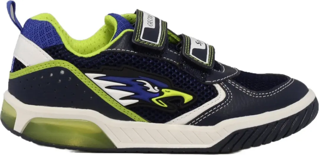 Geox j159cb klittenbandschoenen jongens blauw  c0749 navy lime  31