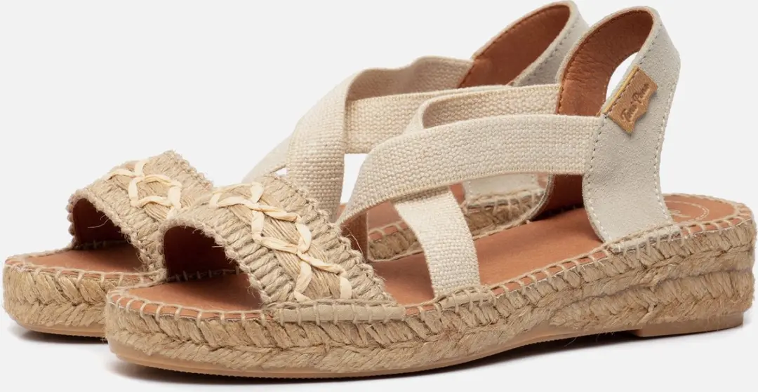 Toni Pons Eider Espadrilles beige Textiel
