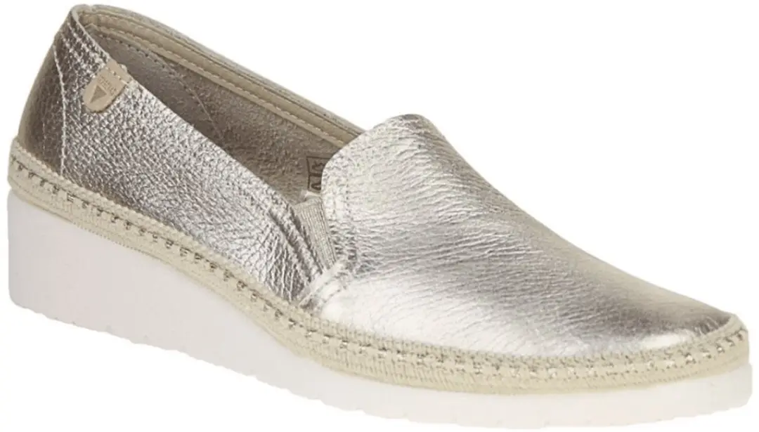 Verbenas Dames Mocassin Telma Nucleo Metal Oro