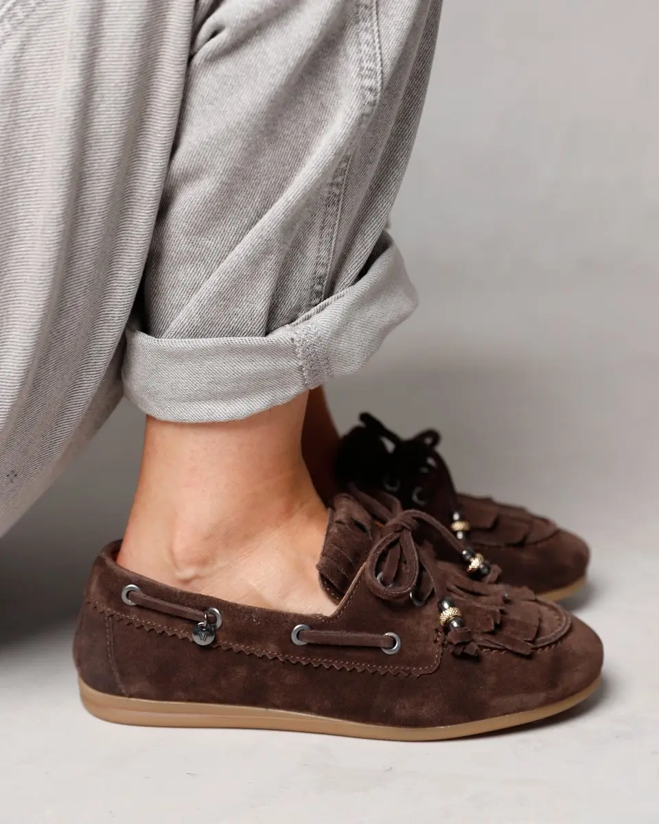 VIA VAI June Loua Mocassins - Bruin - Maat 36