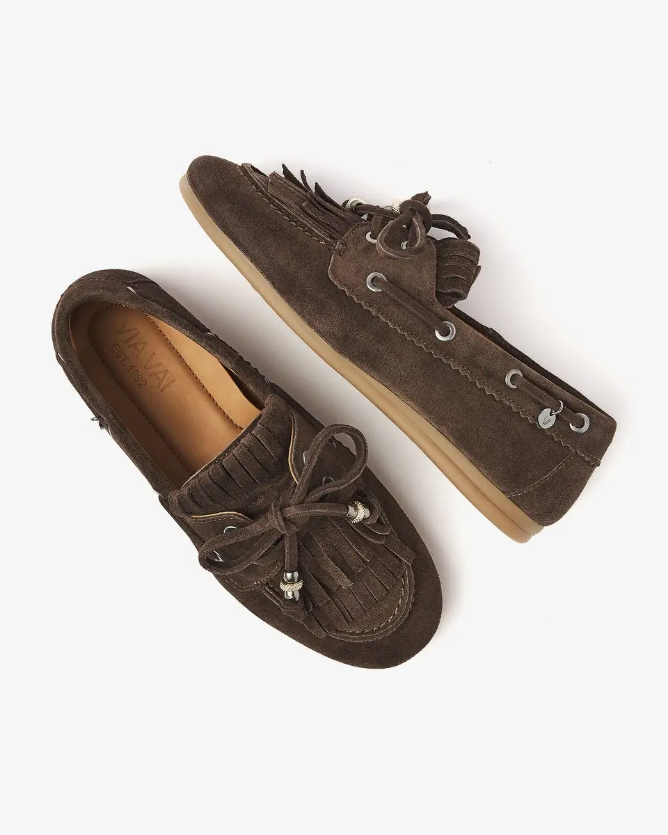 VIA VAI June Loua Mocassins - Bruin - Maat 36