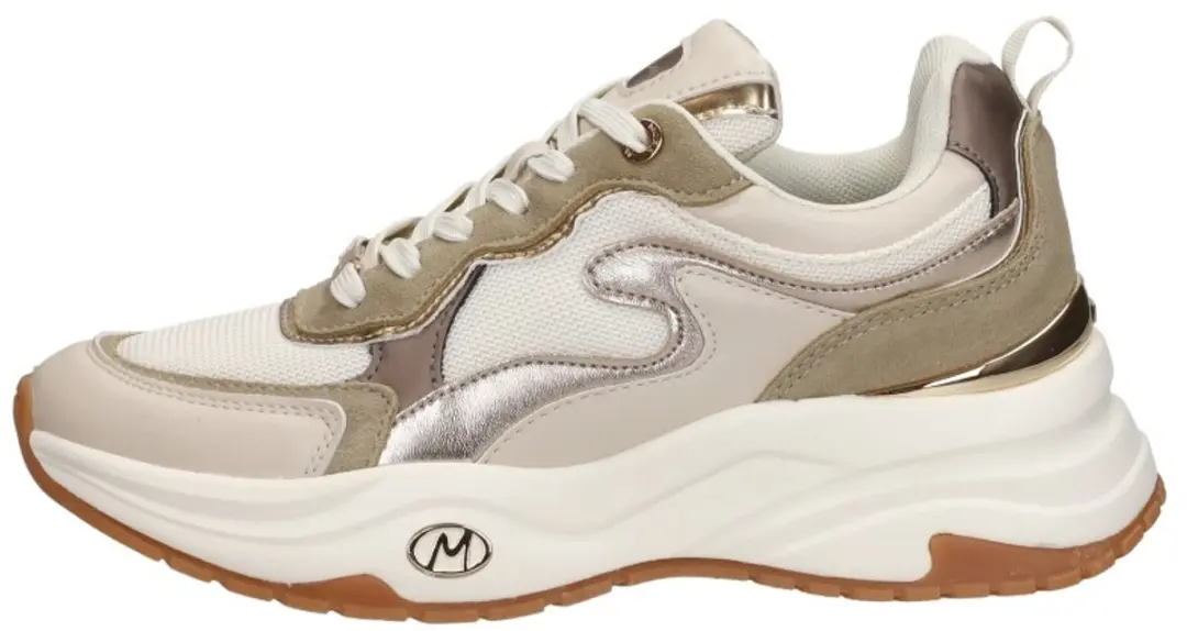 Mexx Palma Ora Sneaker Dames - Beige/Off White - afbeelding 2 van 6