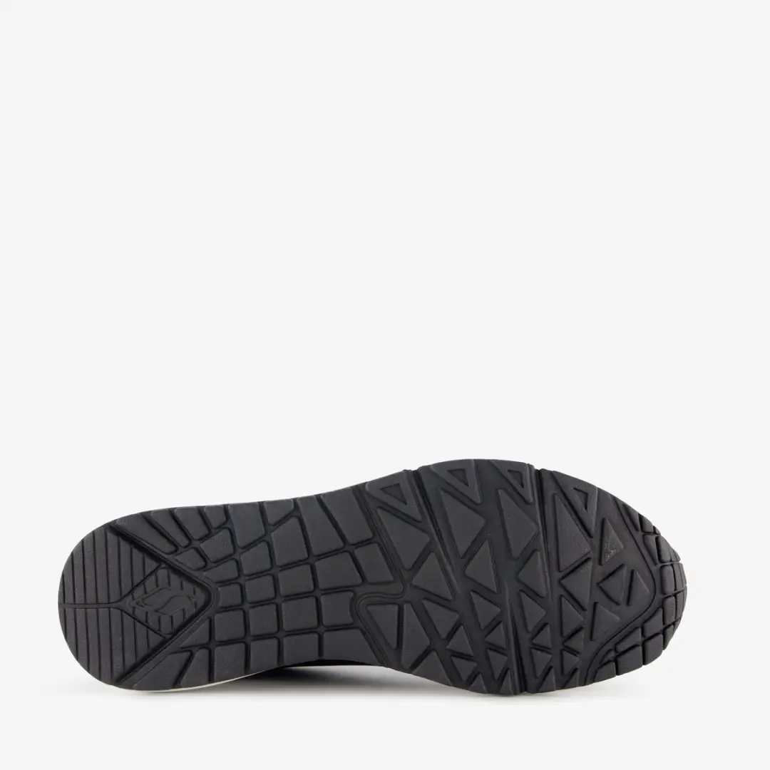 Skechers Uno-Shimmer Away Dames Sneakers - Zwart