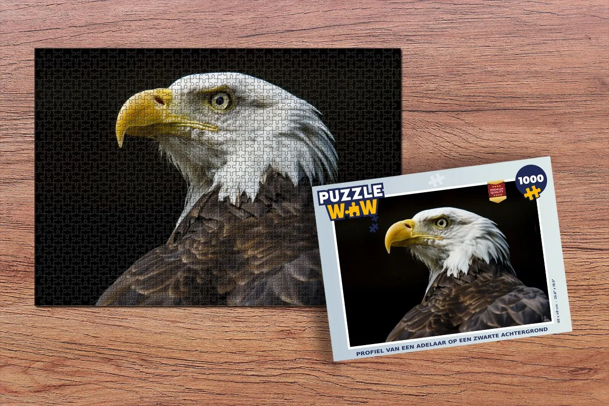 PuzzleWow Adelaar Legpuzzel 1000 Stuks - Multicolor