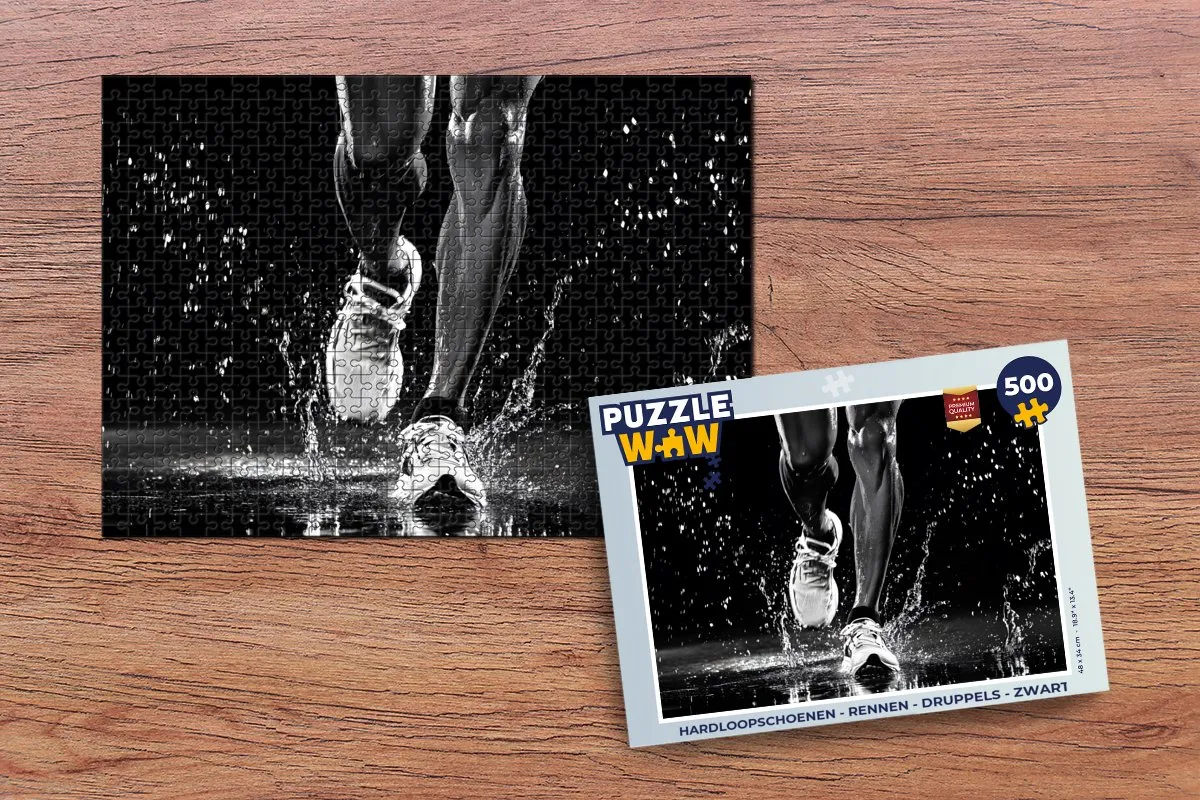 PuzzleWow Hardloopschoenen Rennen 500 Stuks - Puzzel 500