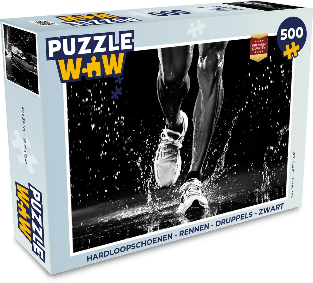 PuzzleWow Hardloopschoenen Rennen 500 Stuks - Puzzel 500