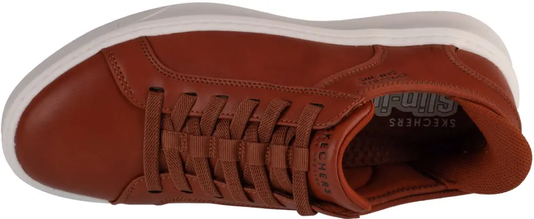 Skechers Slip-Ins Court Break Suit Sneaker 183177-COG - Bruin