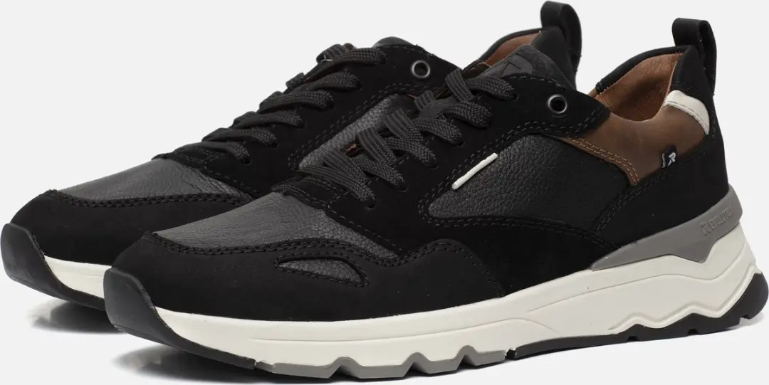 Rieker Evolution Sneakers zwart Leer