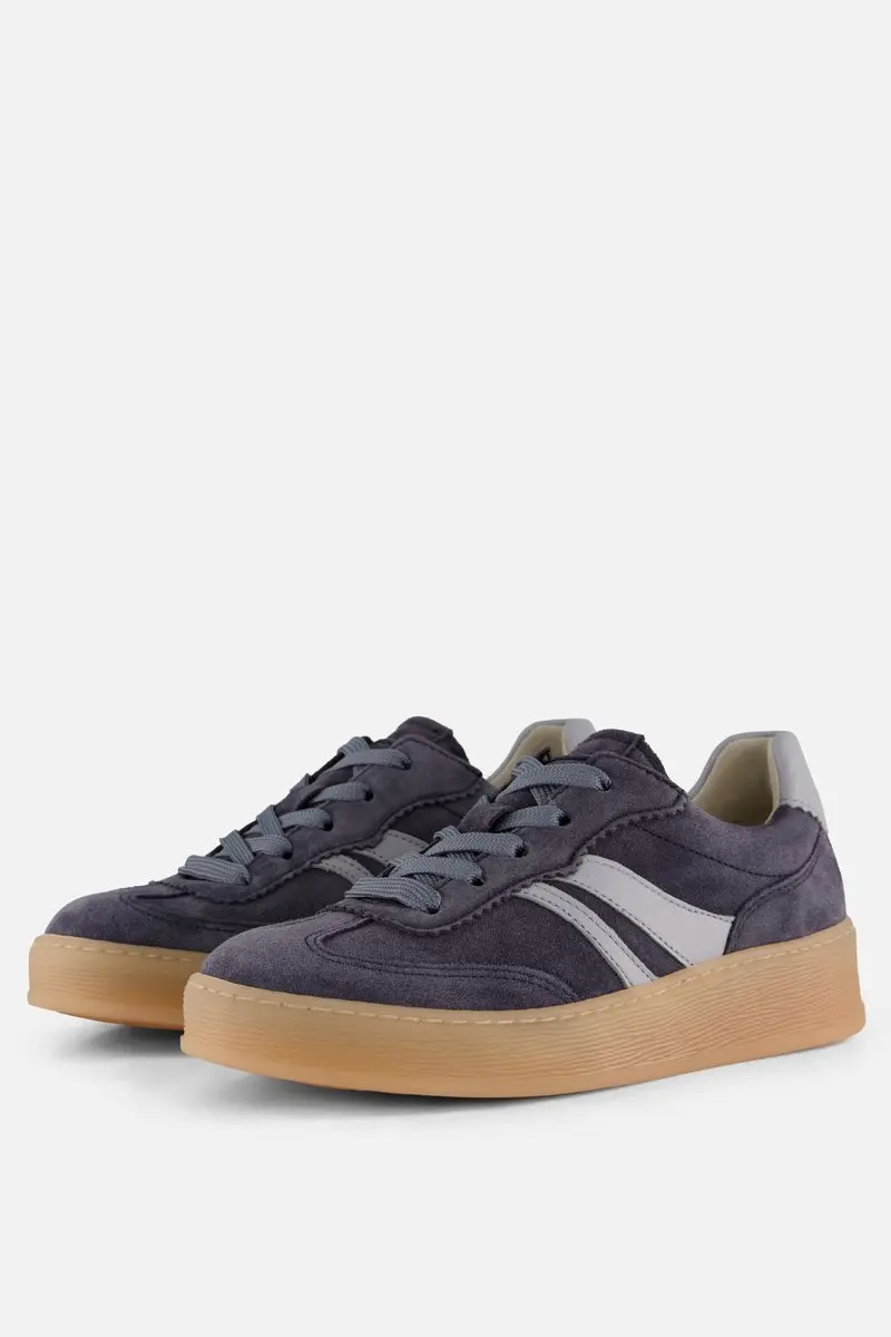Gabor Sneakers blauw Su�de