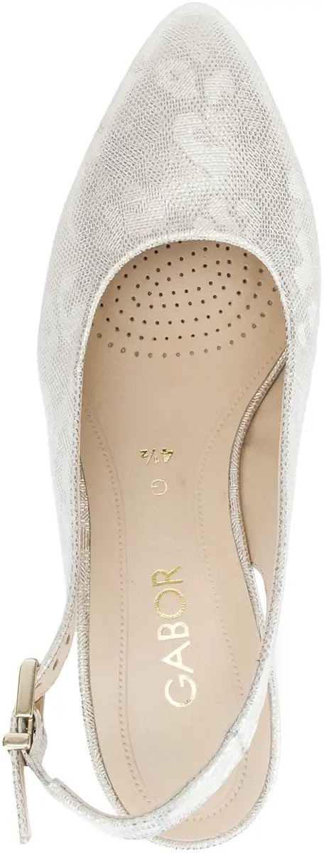 Gabor 82.260 Slingback Platin G - 39 - afbeelding 3 van 6